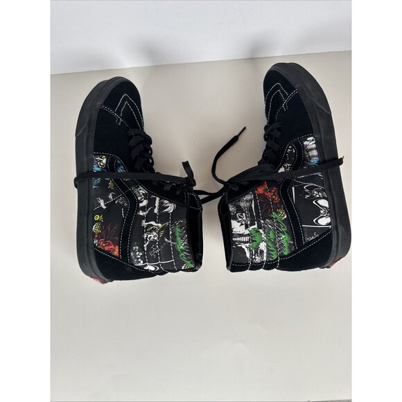 Vans x Disney Sk8-Hi Disney 100 Villains Black Sneaker Men's Size 10 - Picture 8 of 12